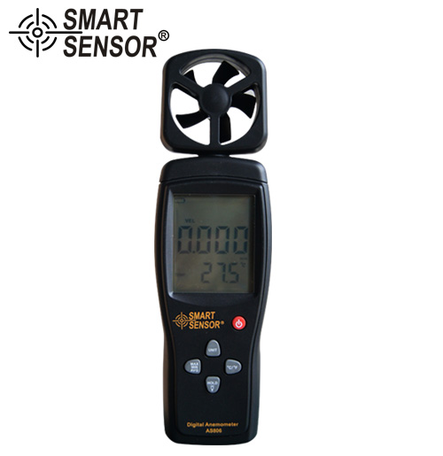 ?，擜S806 高精度大屏幕風速計 風速檢測儀 風速測量儀表可測溫度