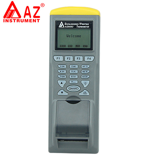臺灣衡欣 AZ9881高精度雙熱電偶溫度記錄儀 溫度記錄儀器帶打印