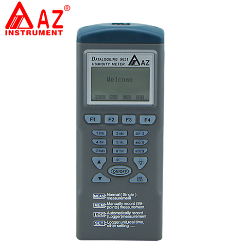 臺灣衡欣 AZ9651便攜分體式高精度溫濕度記錄儀多種測量模式帶USB