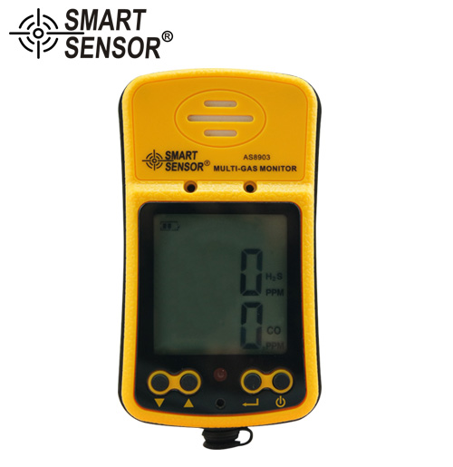 ?，?SMART AS8903 氣體檢測儀二合一（一氧化碳和硫化氫）AS8903