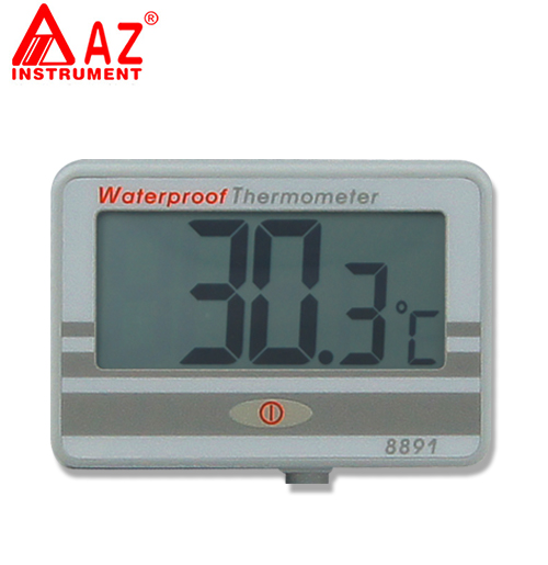 臺灣衡欣 AZ8891防水型溫度計 鍋爐溫度計 水溫計 壁掛數字溫度計