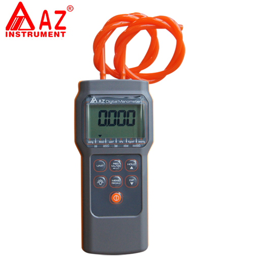 臺灣衡欣 AZ82012高精度電子微壓差計 數字壓差儀 電子壓力計